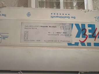 Plastové okno – otevíravé/sklopné, bílé - 4