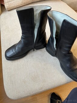Kožené kozačky zn. Vaga Bond - 4