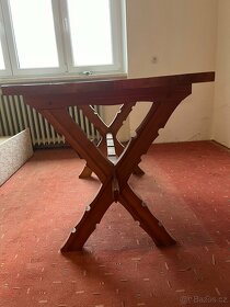 Selský stůl, lavice a židle - 4