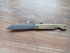 zavírací japonský nůž z damascenské oceli - 4