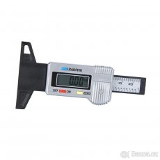 Měřák hloubky dezénu hloubkoměr pneu s LCD displej 0-25mm - 4