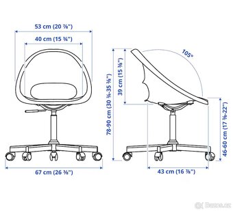 Ikea bílá židle - 4