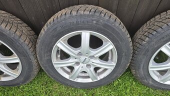 ALU kola Citigo s pneu Barum Polaris 5, rozteč 4×100
- 4