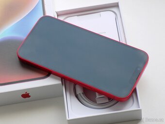 APPLE iPhone 14 256GB Product RED - ZÁRUKA - 100% BATERIE - 4