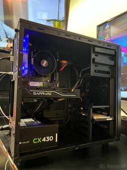 Herní ryzen 5 2400G, 16GB DDR4, SSD,HDD, RX 470 4GB Win 11 - 4