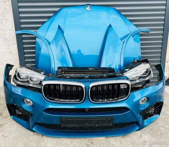 BMW X5M f85 kapota nárazník blatník chladiče světla - 4