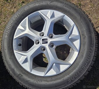 Zánovní zimní sada Seat Ibiza V 15" 5x100 pneu 185/65/15 - 4