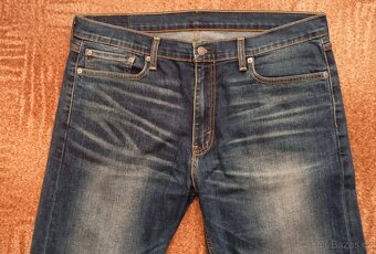 Levi's pánské modré džíny střih 504, velikost 36-34 - 4