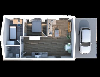 Modulový dům - dřevostavba 60m2 - 4