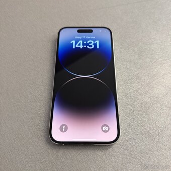 iPhone 14 Pro 128GB silver, bez škrábance, záruka rok - 4
