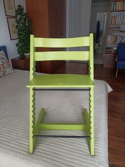 Stokke Tripp Trapp židle - Buk, Bílá, Zelená - 4