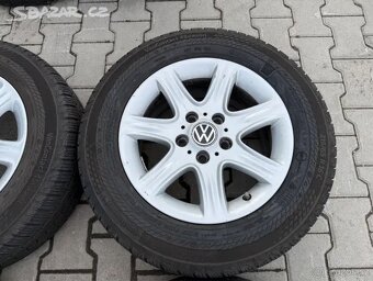 4x al kola 5x120 16 + pneu zimní 215/65 R16C - 4
