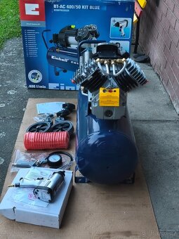 Prodám NEPOUŽITÝ 2-pístový kompresor Einhell BT-AC 400/50 +p - 4