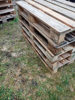 Dřevěné europalety 120 x 80cm ,použité. - 4