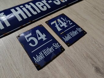 cedule Adolf Hitler strasse - 4