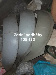 Škoda 105 120M 130M plechy - blatníky, ČELO, PRAHY - 4