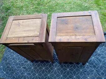 2 dřevěné skříňky - 4