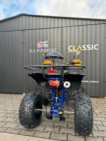 Dětská čtyřkolka 125 ccm Warrior 8" 3G RS - modro žlutá - 4