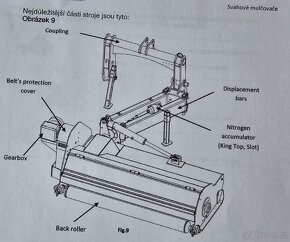 Prodám mulčovač 130 cm - 4