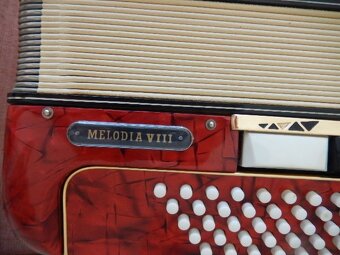 Akordeon Delicia Melodia VIII, velmi zachovalý, funkční - 4