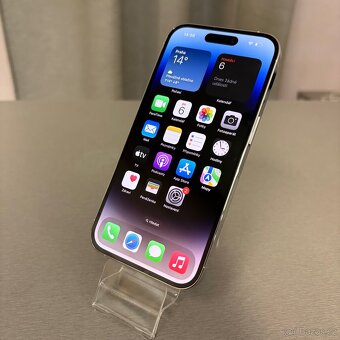 iPhone 14 Pro 256GB bílý, pěkný stav, 12 měsíců záruka - 4
