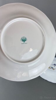 Porcelánová souprava pro 6 osob husy, modrá linka - 4