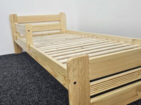 Prodám nové dětské postele 80x200 nebo 90x200 se zábranou - 4