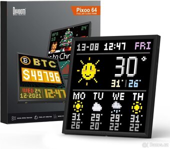 Divoom Pixoo 64 - Pixel-art smart displej - 4