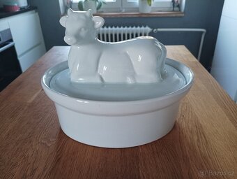 PORCELÁNOVÁ ZAPÉKACÍ TERINA KRAVIČKA FRANCIE - 4