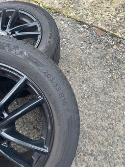 Alu kola R16 5x120 zimní pneu 205/55/16 - 4