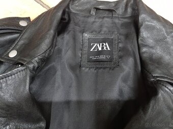 Kožený křivák Zara - M - jako nový - 4