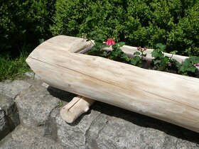 Dřevěné masivní koryto - 4