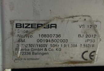 Nářezový stroj, nářezák Bizerba - 4