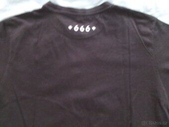 Nové pánské triko HOLY BLVK - +666+. - 4