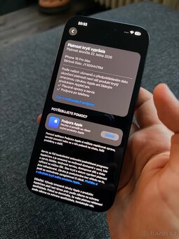 Prodám iPhone 16 Pro Max 256GB černý titan - 4