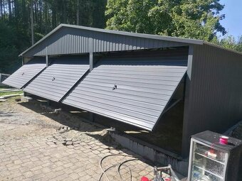 Plechová garáž 9x5m - 4
