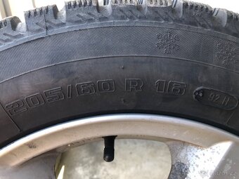 Kola na zimních pneu-rozteč 5x112, 205/60 R16 (Pneu Vraník) - 4