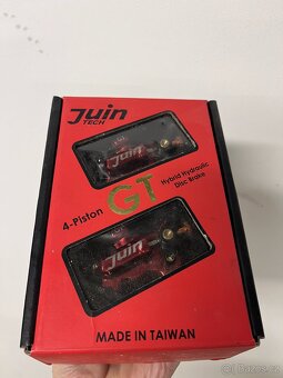 JUIN TECH GT-F: 4pístové hybridní hydraulické brzdy - 4