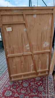 Předsíňová stěna retro se zrcadlem a háčky ,70.léta - 4