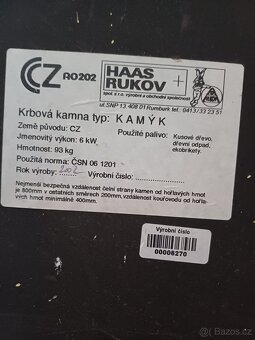 Krbová kamna KAMÝK - 4