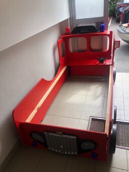 Dětská postel / postýlka hasiči / hasičské auto - 4