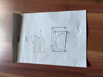 ZOPA Postýlka skládací Lely Silver Grey - 4
