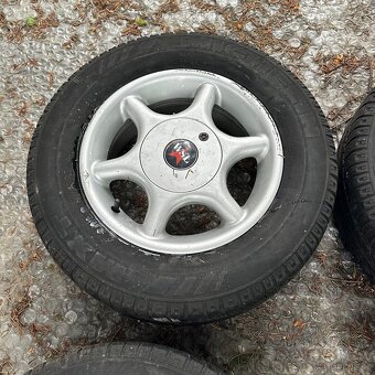 Sada alu kol 4x100 r13 + pneu Michellin - 4