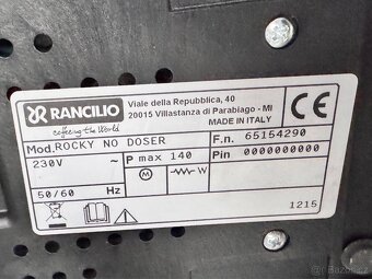 Italský profi mlýnek Rancilio Rocky top stav - 4