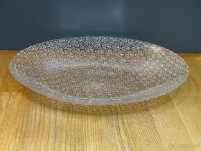 Rony Plesl skleněný talíř Bomma Bubbles velký 34cm 100% stav - 4