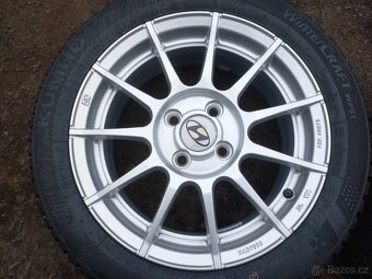 Prodám NOVOU sadu ALU kol MSW 185/55R15 zimní - 4