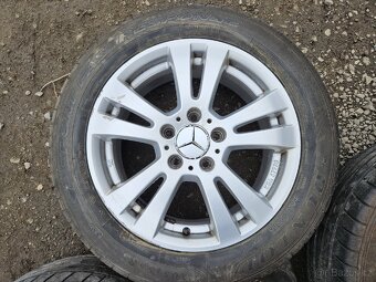 Alu kola Mercedes 16" 5x112 letní pneu 205/55 R16 - 4