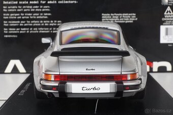 1:18 Autoart Porsche 911 3.0 Turbo Silver Metallic - 4