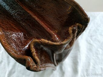 Kožená aktovka – kvalitní hnědá kůže - 4