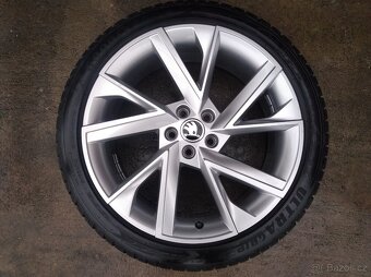 Prodám orig. alu zimní sadu 18" Škoda Scala - 4